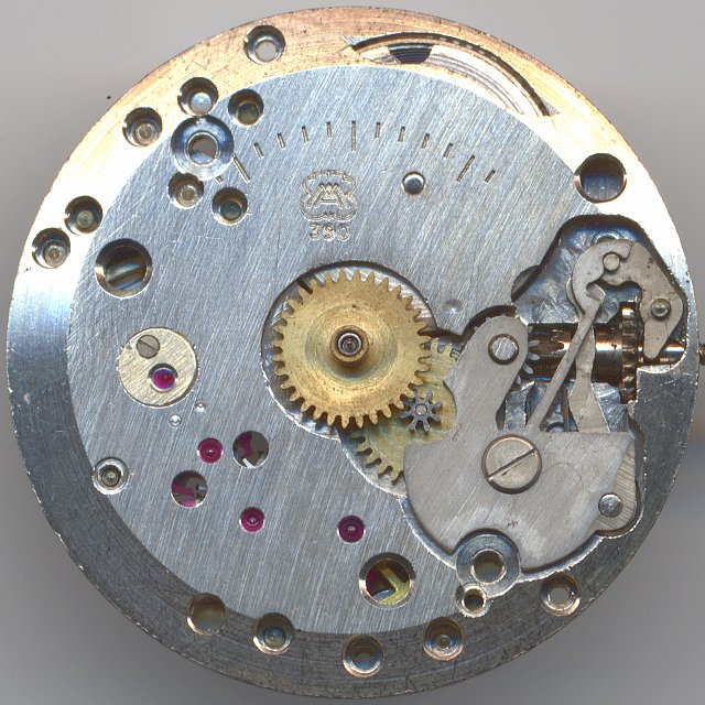 AM 395 dial side view