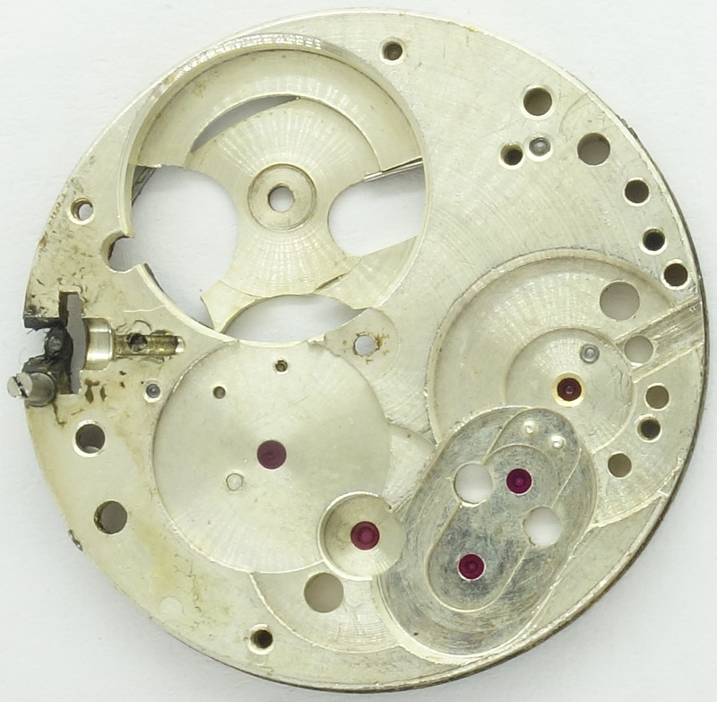 Arogno 45: base plate, 15 jewels version