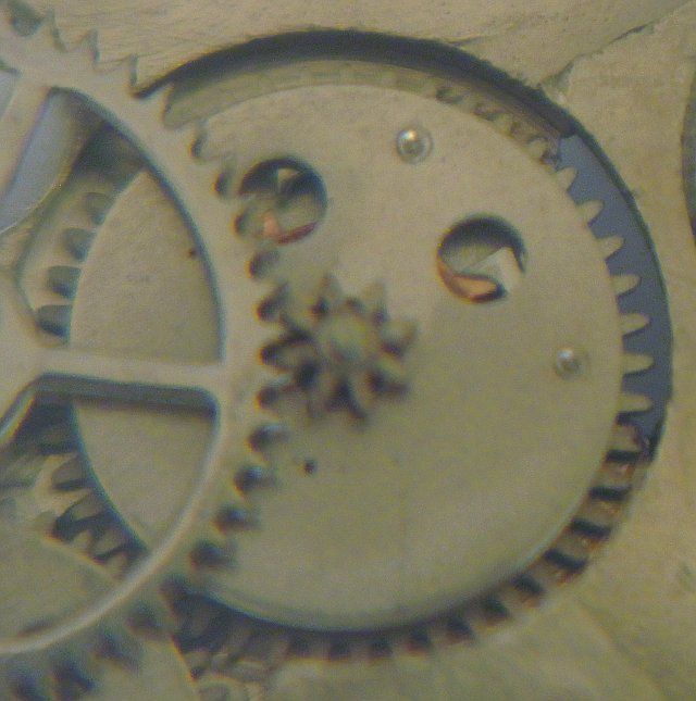 AS 1580: selfwinding mechanism, click wheel in contact