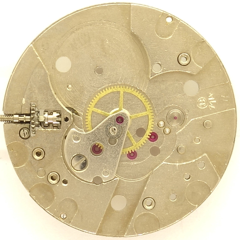 Bifora 114: base plate with center minute wheel