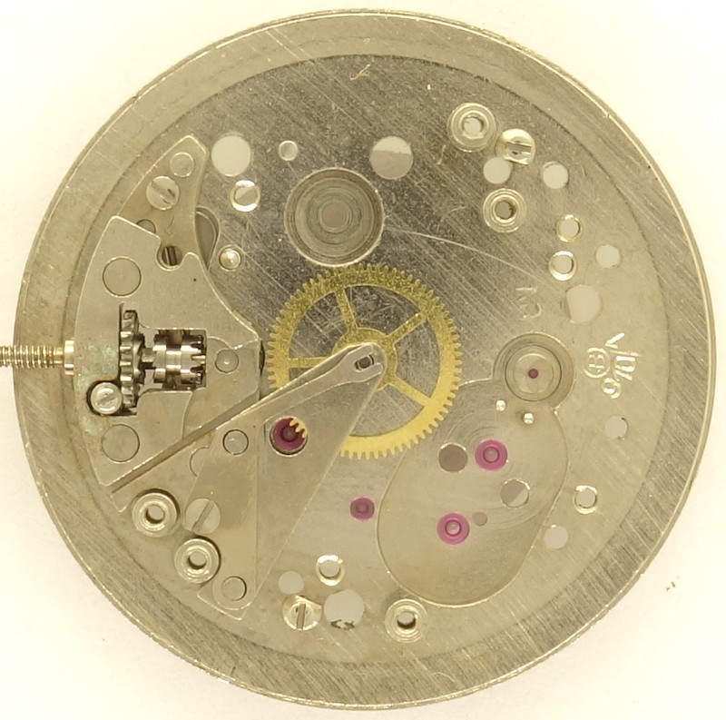 Bifora 910/1: base plate with center minute wheel