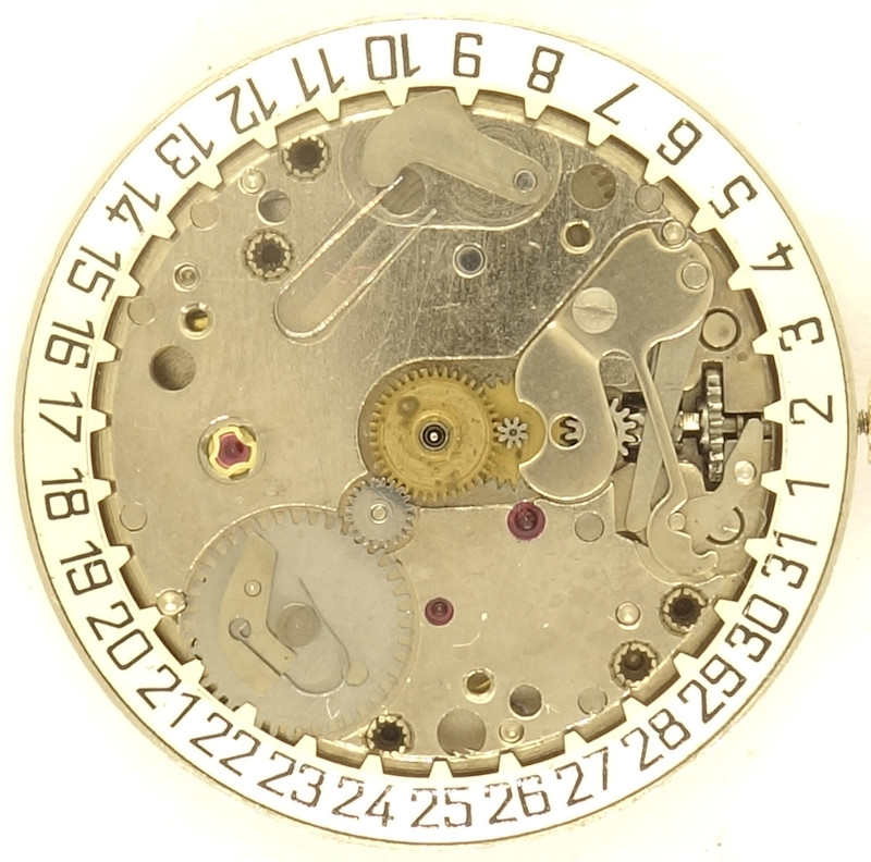Bifora 910/1: calendar mechanism