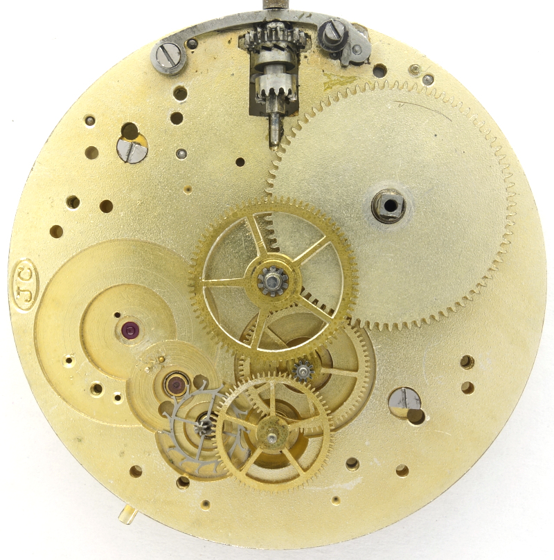 gear train Cortebert 474: gear train