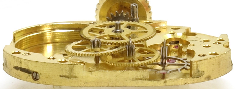 side view of the gear train DuRoWe 50: side view of the gear train