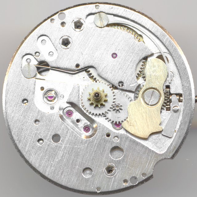 dial side without date indication mechanism