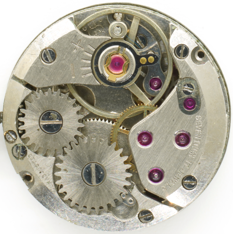 Version with screwless, three-armed annular balance wheel ETA 2412: Version with screwless, three-armed annular balance wheel