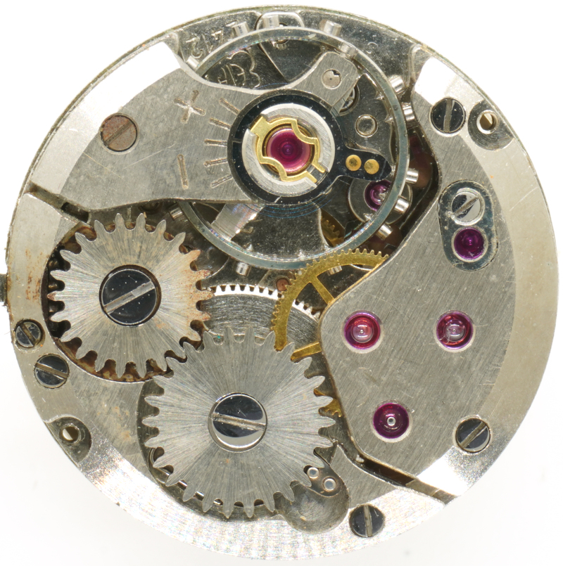 Version with two-armed screw balance and fixed spiral stud carrier ETA 2412: Version with two-armed screw balance and fixed spiral stud carrier