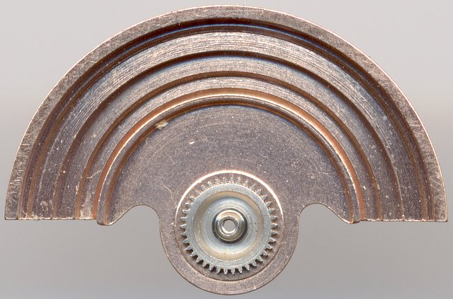 lower side of the oscillating weight