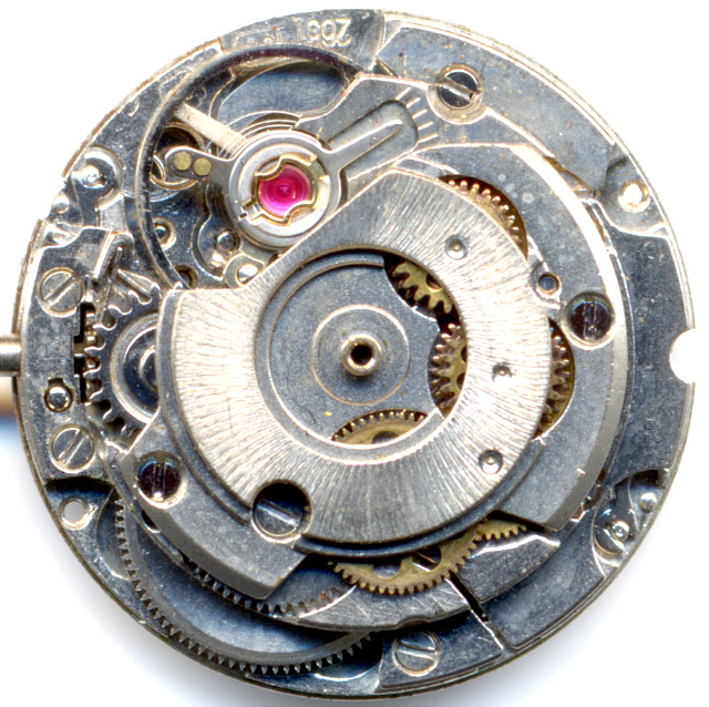 ETA 2651: movement view without oscillating weight