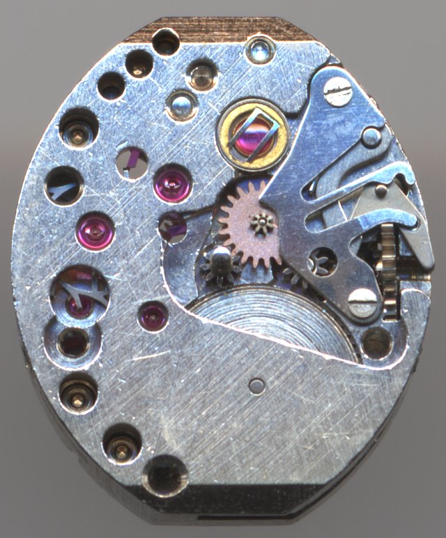 dial side of the unmarked FE caliber