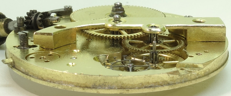 FHF 12 1/2''': side view of the gear train