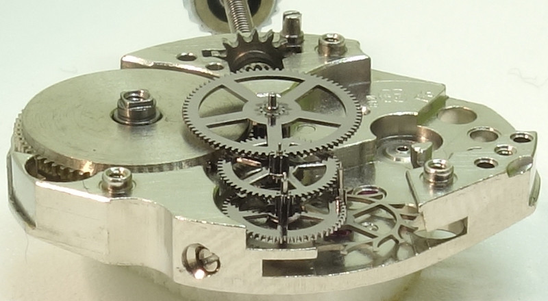 FHF 69-21 (Standard): side view of the gear train