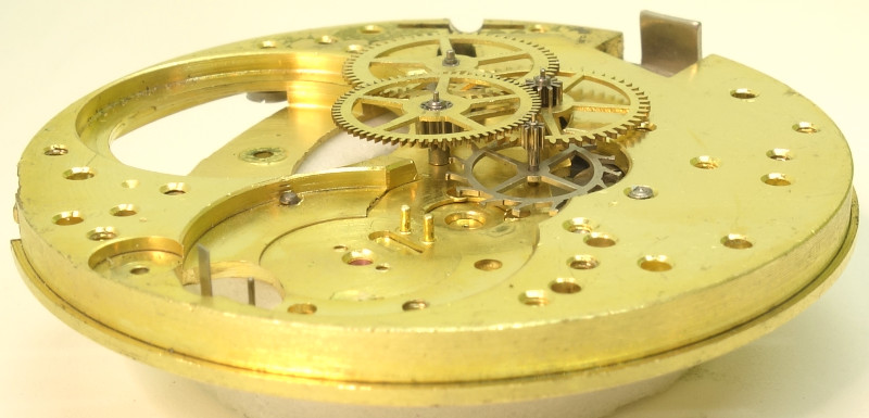 Junghans J68: side view of the gear train