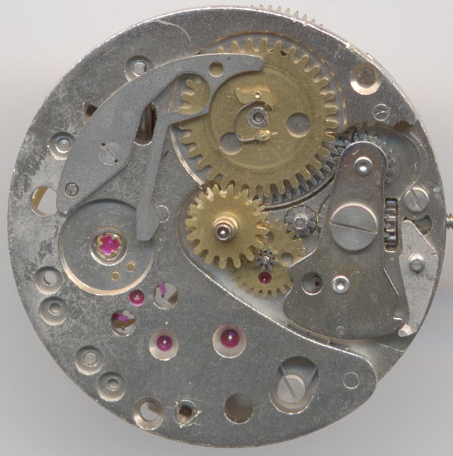 Kienzle 058b25: Dial side without date disc