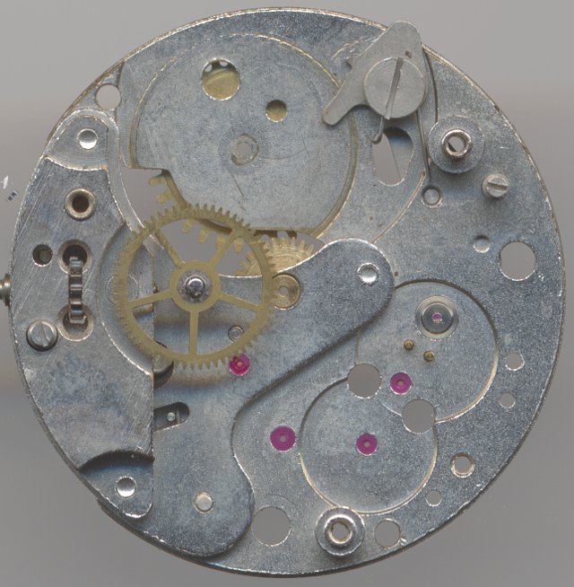 Kienzle 058b25: Main plate with large driving wheel