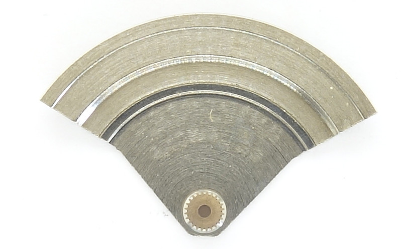 lower side of the oscillating weight