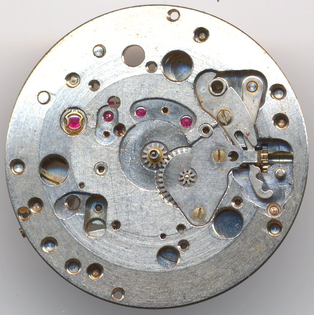 dial side view, version with Incabloc shock protection