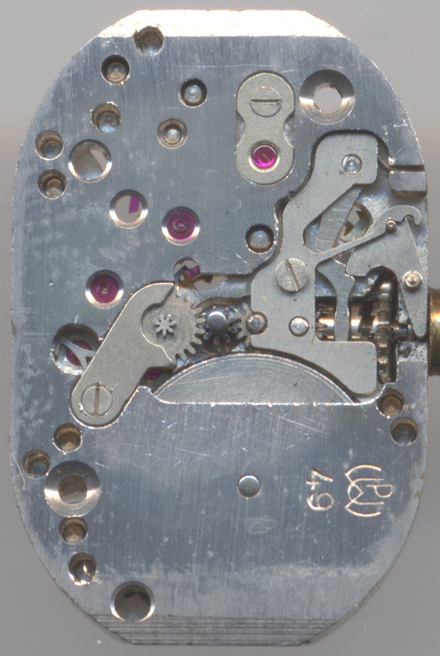 dial side, version without shock protection