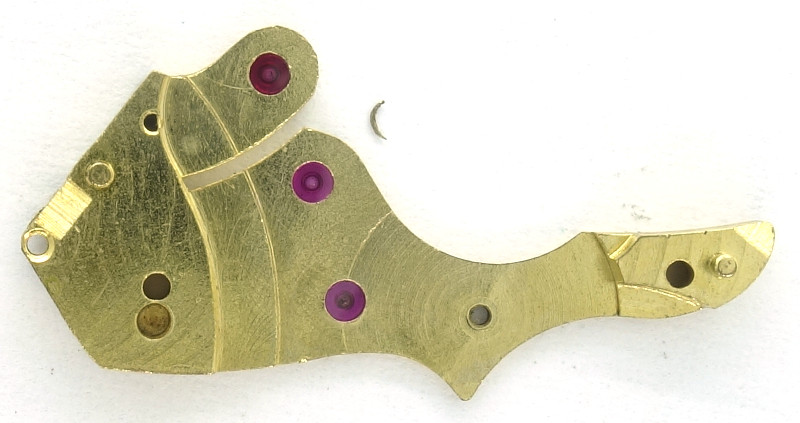 inside the gear train bridge PUW 500: inside the gear train bridge