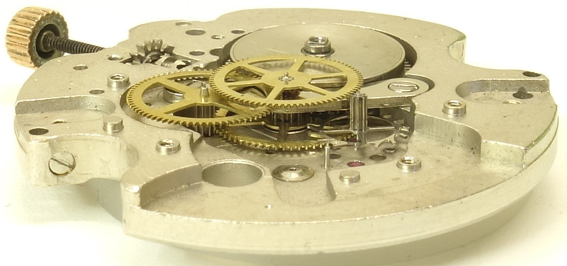 Ricoh 61: side view of the gear train