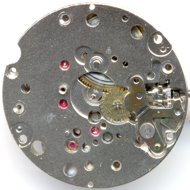 dial side without date mechanism