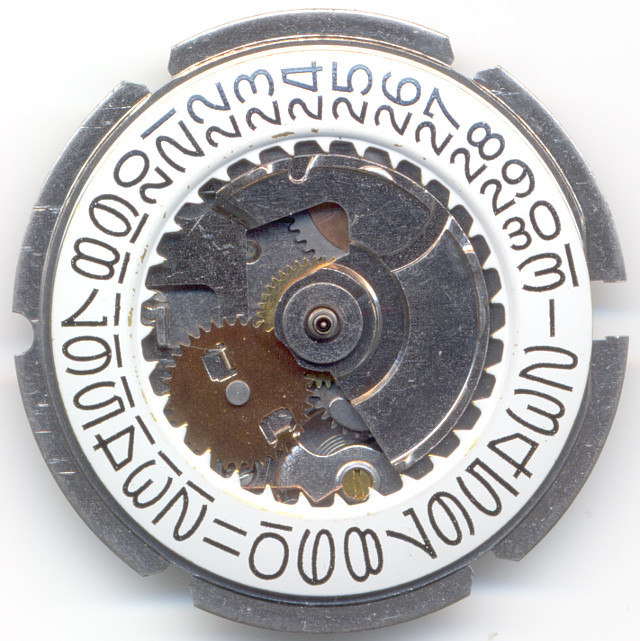 Timex M105: Timex M105 dial side