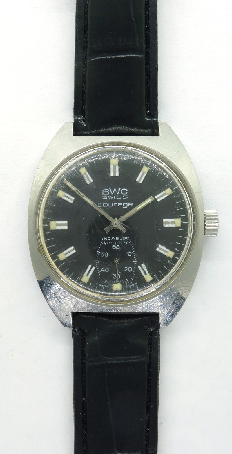 BWC Courage gents watch Unitas 6325: BWC Courage gents watch