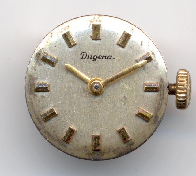ETA 2412 / Dugena 1201: Dugena ladies' watch  (dial only)