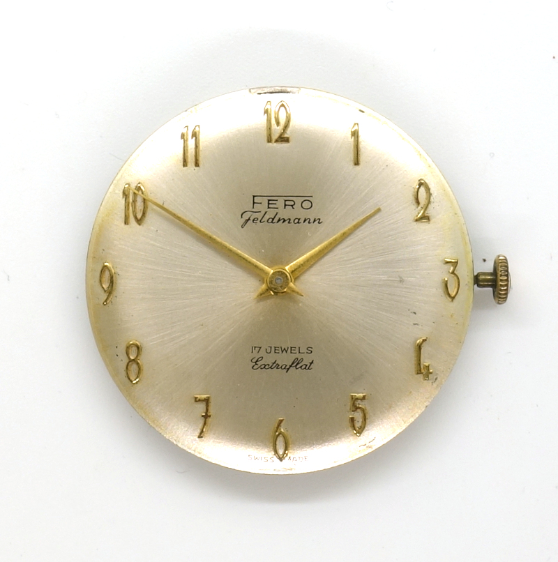 Fero Feldmann Extraflat gents watch (case missing) EB 1333: Fero Feldmann Extraflat gents watch (case missing)
