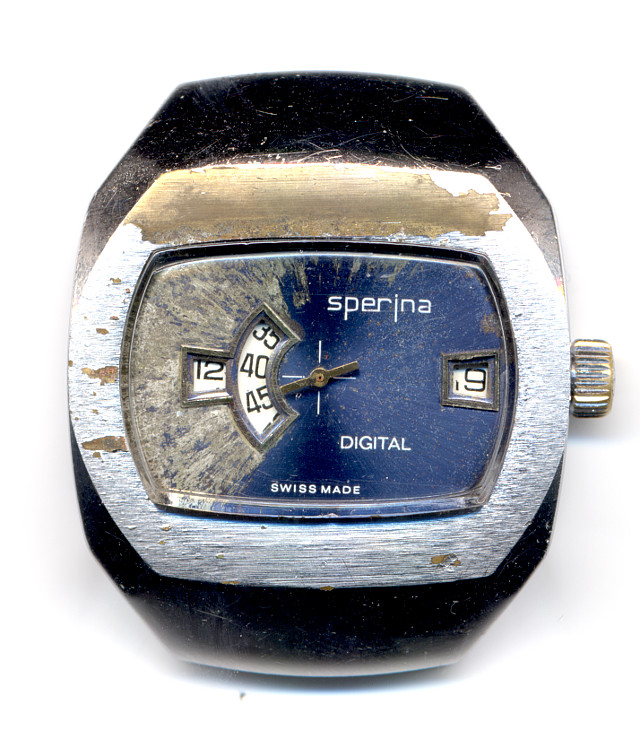 Sperina digital mens' watch